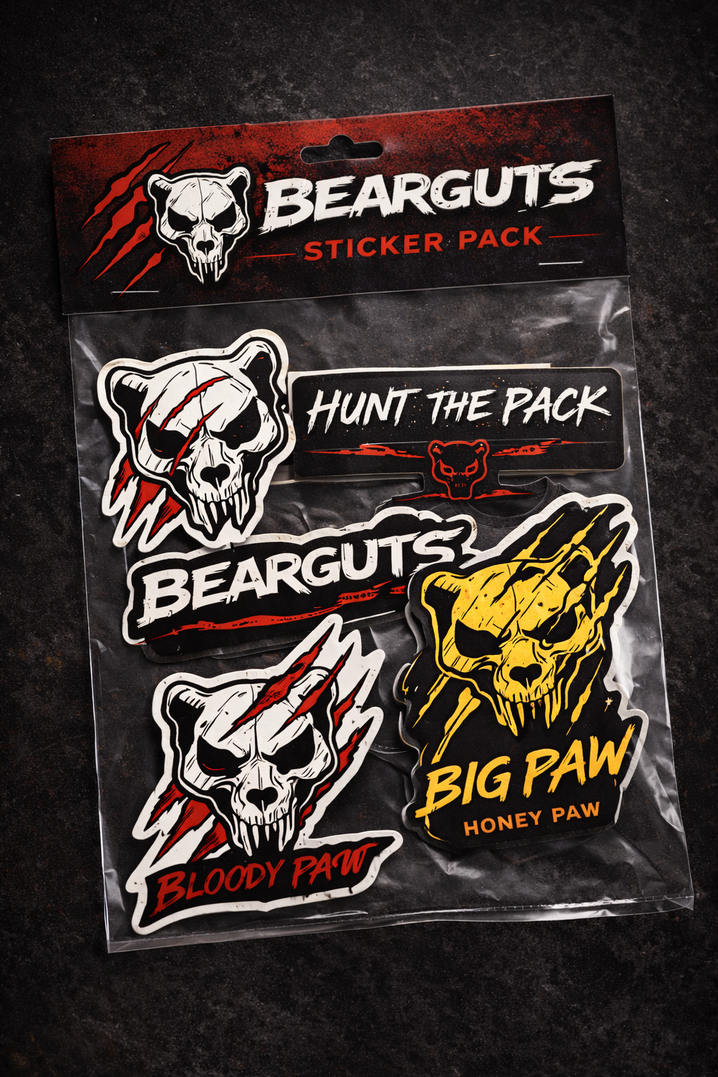 Bearguts sticker pack